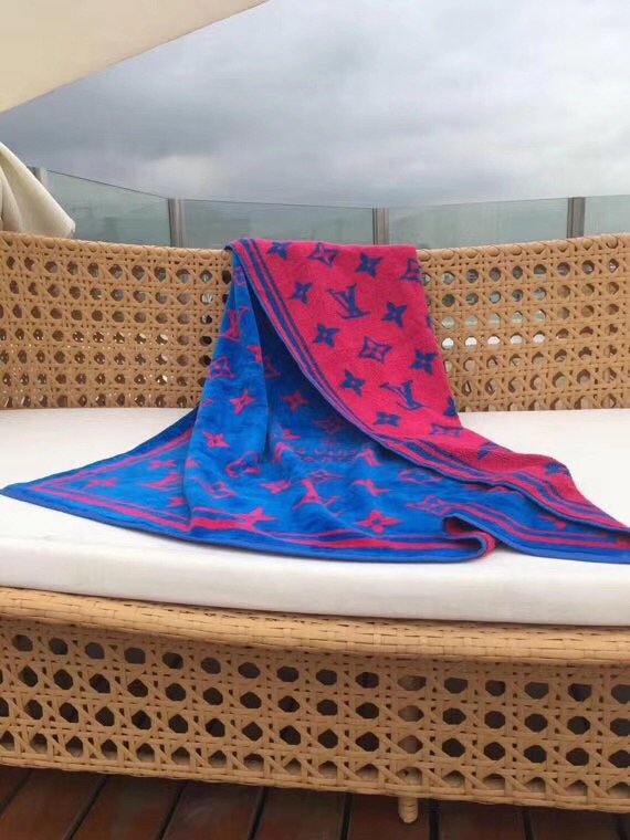 2018 louis vuitton top quality beach towel L286 blue