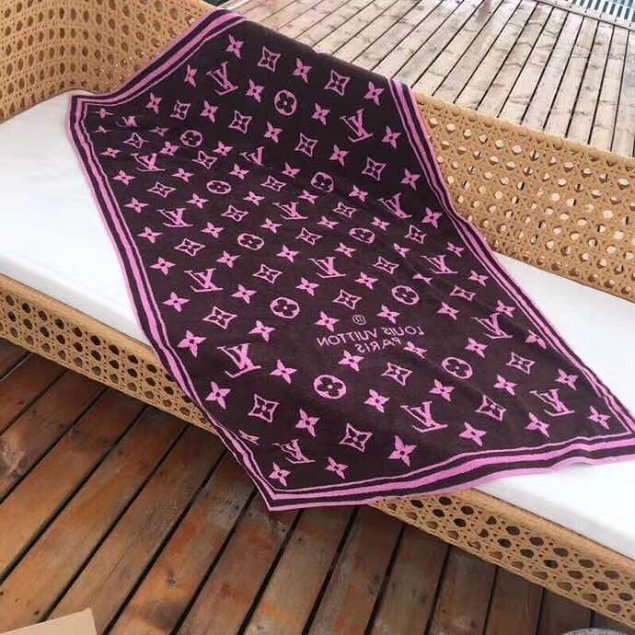 2018 louis vuitton top quality beach towel L286 pink