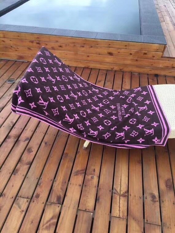 2018 louis vuitton top quality beach towel L286 pink