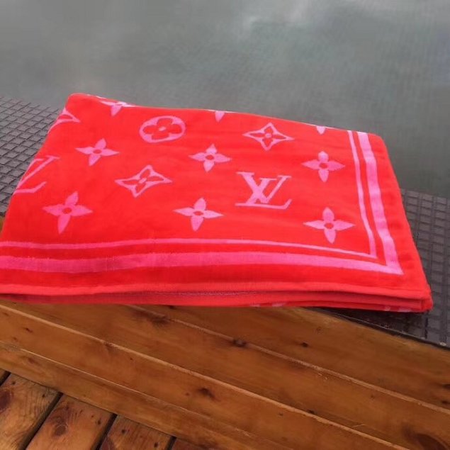 2018 louis vuitton top quality beach towel L286 red