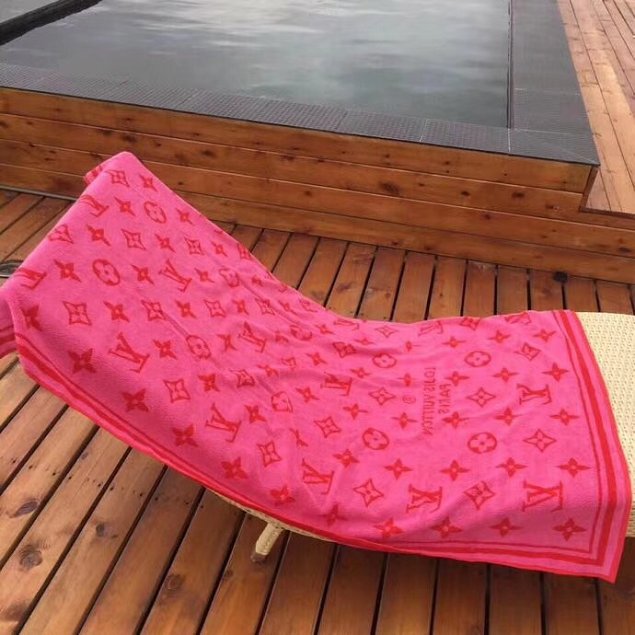 2018 louis vuitton top quality beach towel L286 red