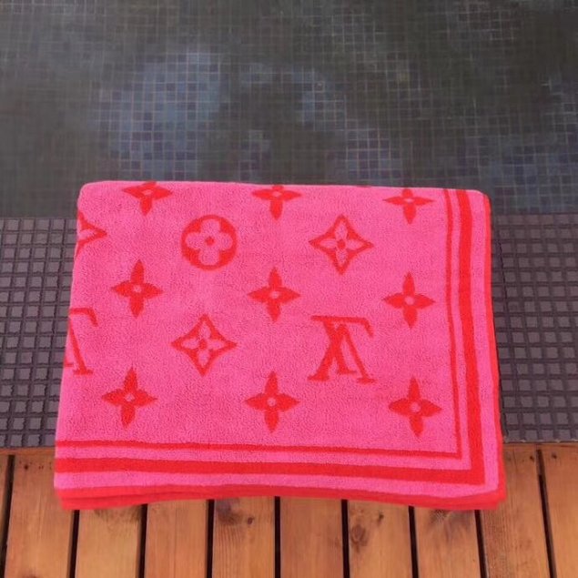 2018 louis vuitton top quality beach towel L286 red