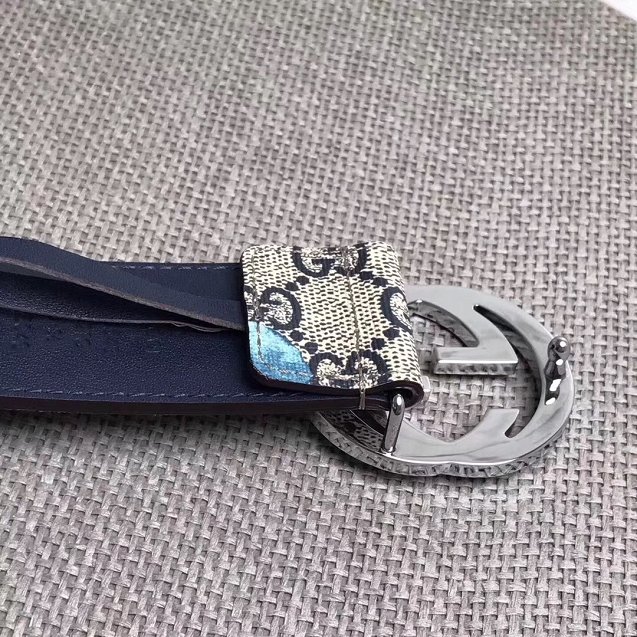 GG original blooms canvas belt 37mm 370543 blue