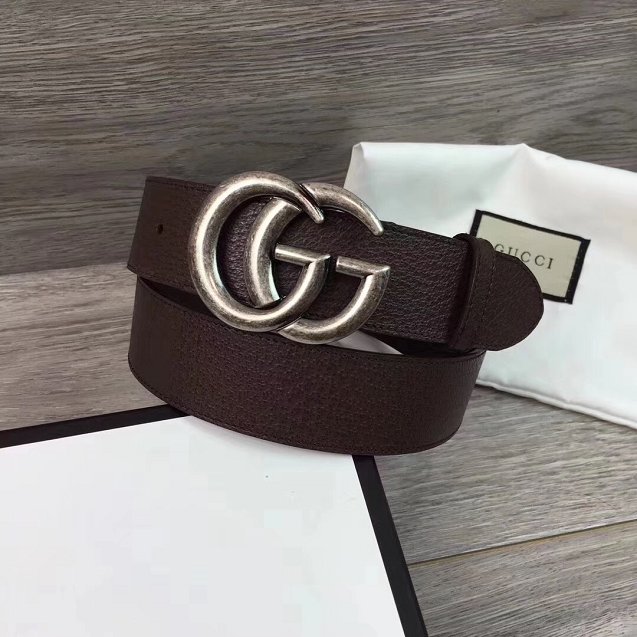 GG original calfskin belt 40mm 114984 dark coffee