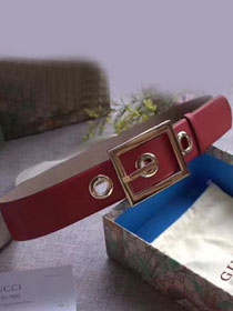 GG original calfskin belt 48mm g00001 red