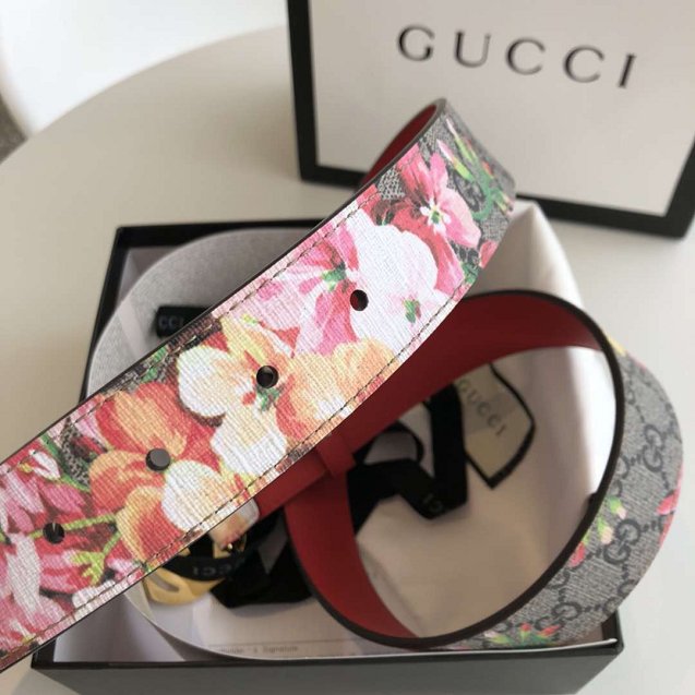 GG original blooms canvas belt 37mm 370543 red