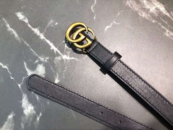 GG original calfskin belt 20mm 409417 black