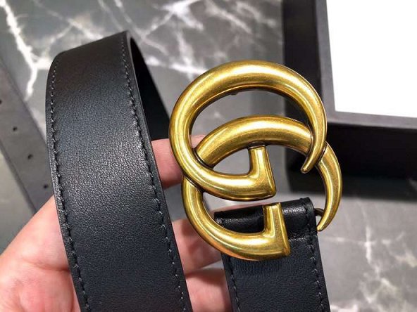 GG original calfskin belt 30mm 409418 black