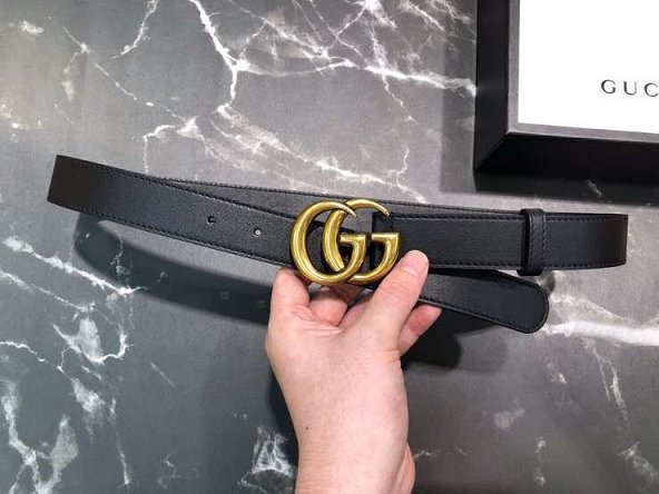 GG original calfskin belt 30mm 409418 black