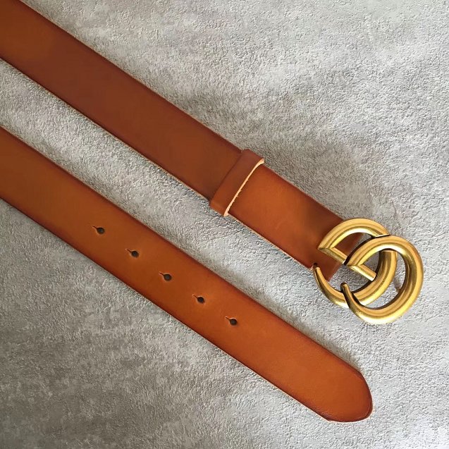 GG original calfskin belt 30mm 414516 brown