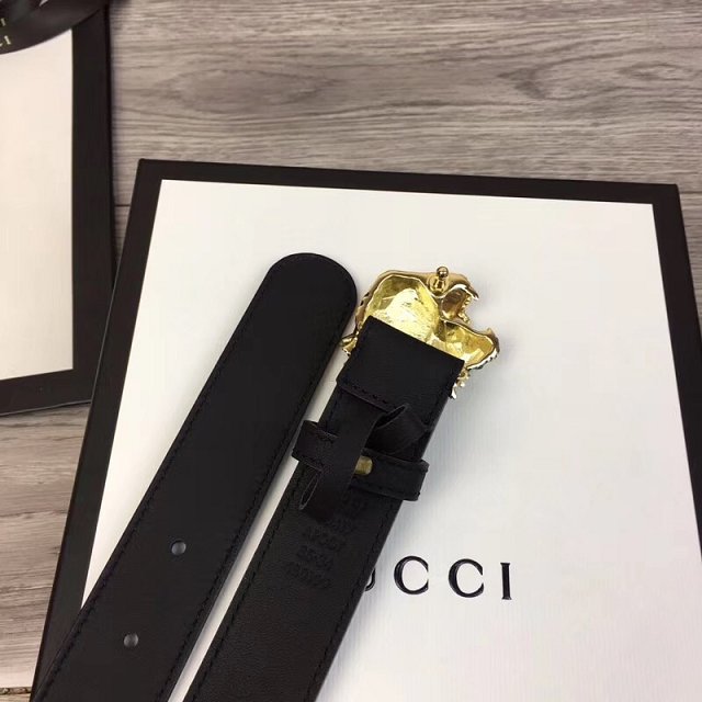 Gucci original calfskin belt 30mm 474345 black