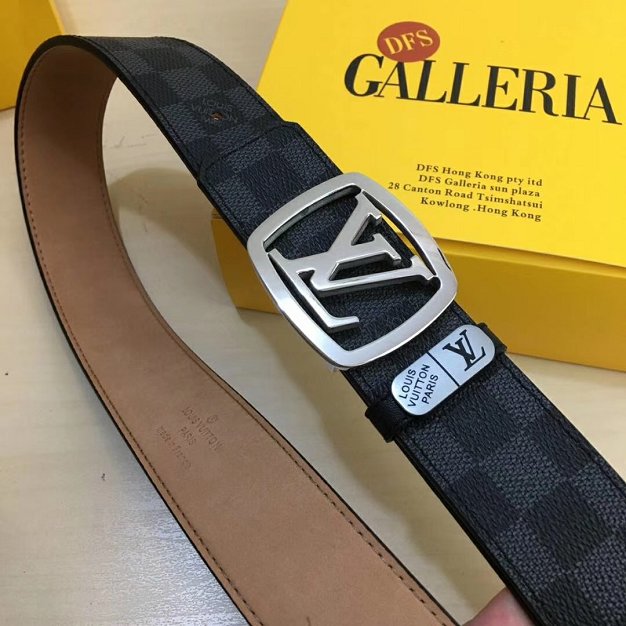 Louis vuitton original damier ebene 40mm belt M9237Q 