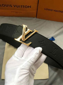 Louis vuitton original calfskin 40mm belt M0032 black