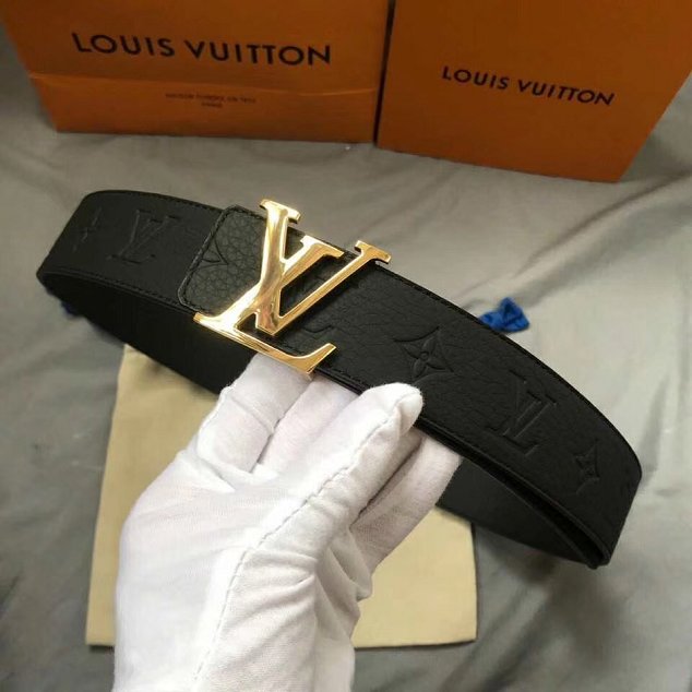 Louis vuitton original calfskin 40mm belt M0032 black