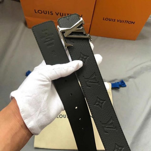 Louis vuitton original calfskin 40mm belt M0032 black