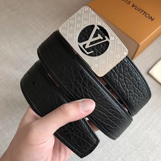 Louis vuitton original calfskin 40mm belt M0042 black