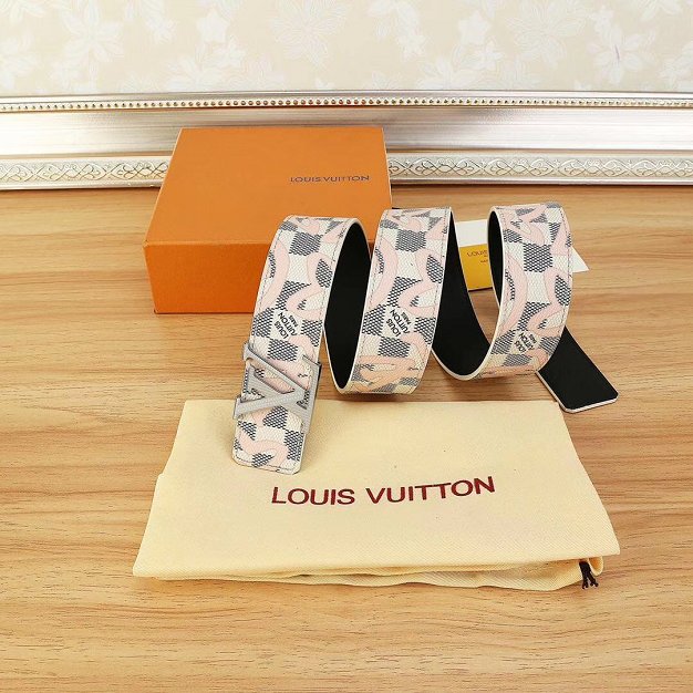 Louis vuitton original damier azur 40mm belt M9609W 