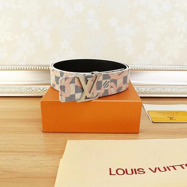 Louis vuitton original damier azur 40mm belt M9609W 