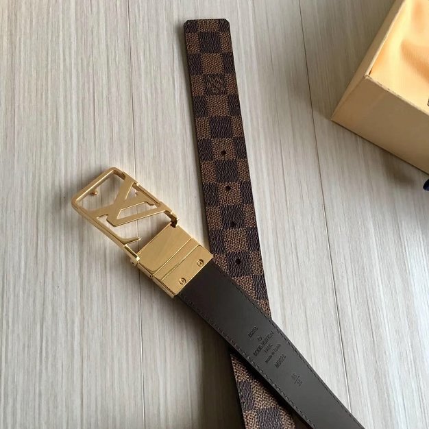 Louis vuitton original damier ebene 35mm belt M0028