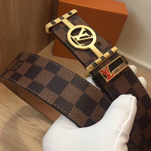 Louis vuitton original damier ebene 38mm belt M9875