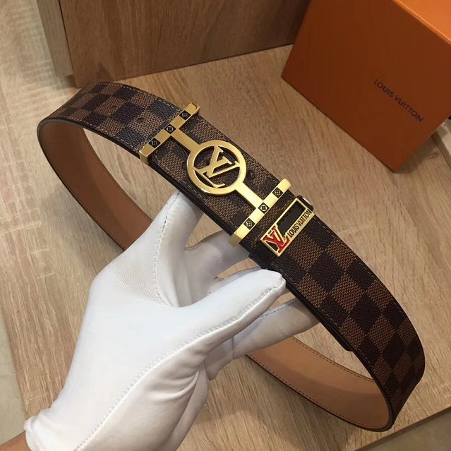 Louis vuitton original damier ebene 38mm belt M9875