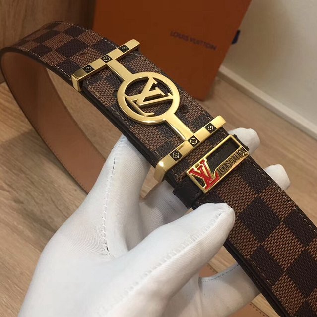 Louis vuitton original damier ebene 38mm belt M9875