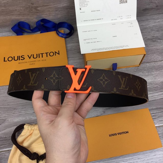 Louis vuitton original monogram 40mm belt MP126 