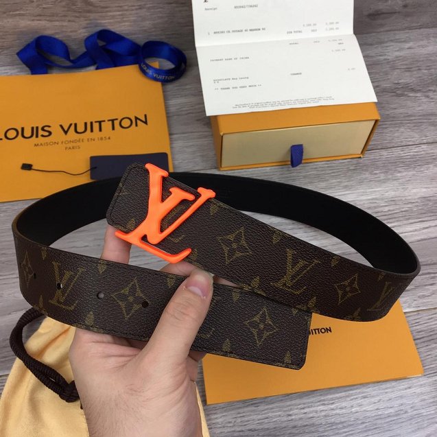 Louis vuitton original monogram 40mm belt MP126 