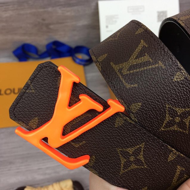 Louis vuitton original monogram 40mm belt MP126 