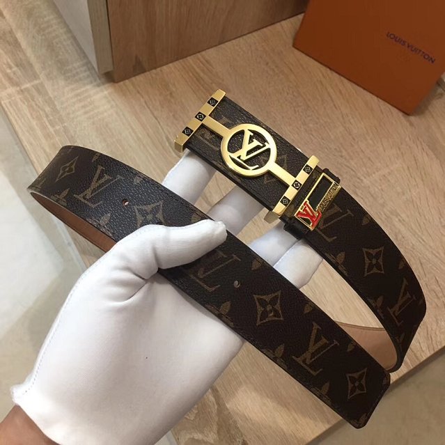 Louis vuitton original monogram canvas 38mm belt M9874