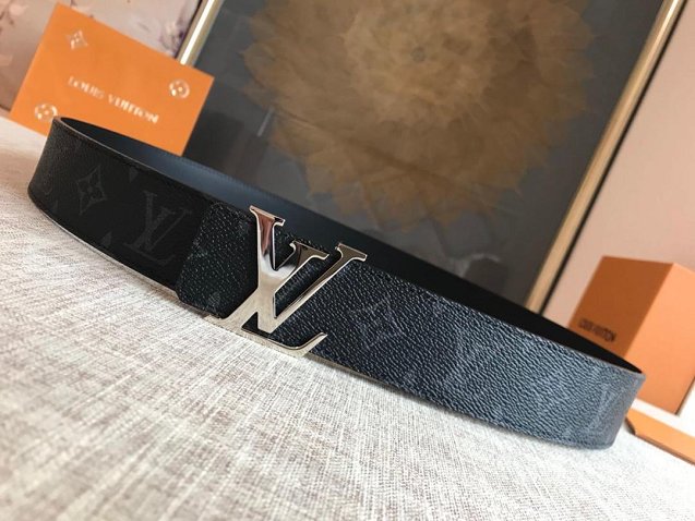 Louis vuitton original monogram eclipse initials 40mm belt m9607