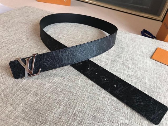 Louis vuitton original monogram eclipse initials 40mm belt m9607