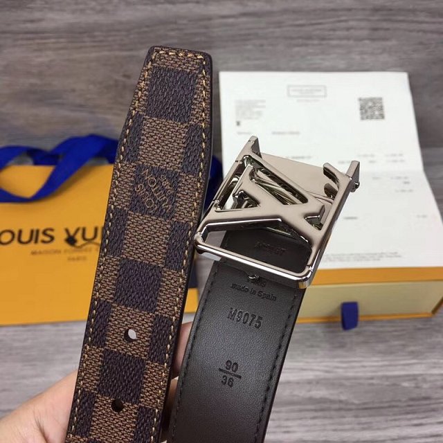 Louis vuitton original daimer ebnene city 35mm reversible belt M0029Q