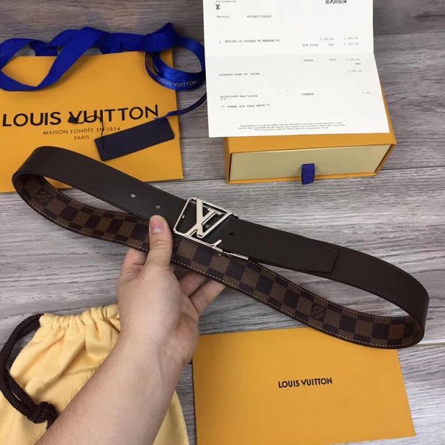 Louis vuitton original daimer ebnene city 35mm reversible belt M0029Q