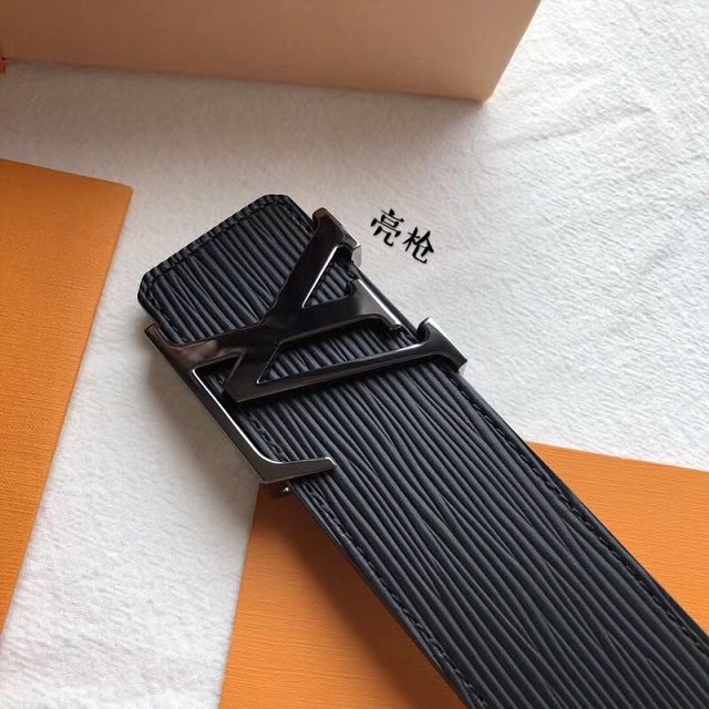 Louis vuitton original epi leather 40mm belt M9229 black