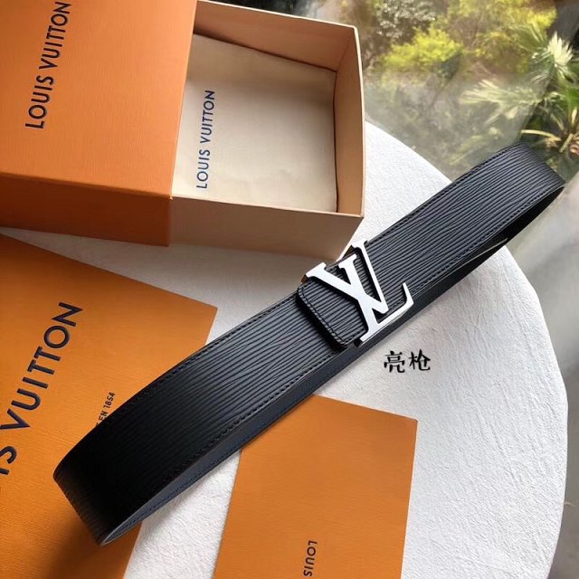 Louis vuitton original epi leather 40mm belt M9229 black