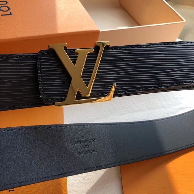 Louis vuitton original epi leather 40mm belt M9229 black