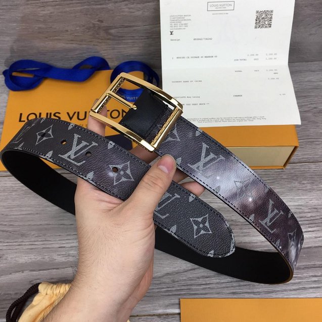 Louis vuitton original monogram eclipse 40mm belt M0132