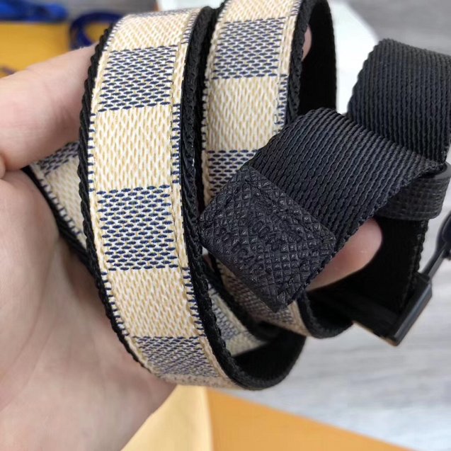 Louis vuitton original damier azur 30mm belt M0016 