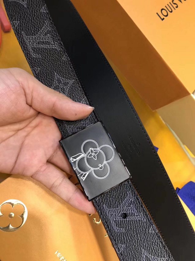 Louis vuitton original monogram Ink metropole belt M0048Q 