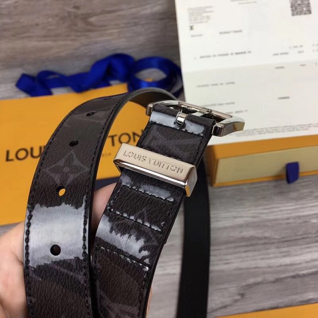 Louis vuitton original monogram eclipse 30mm belt MP057