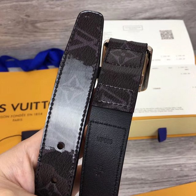 Louis vuitton original monogram eclipse 30mm belt MP057