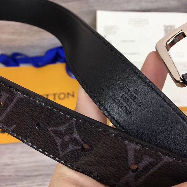 Louis vuitton original monogram eclipse 30mm belt MP057