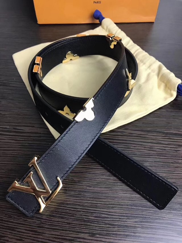 Louis vuitton original calfskin iconic 30mm belt M0064W