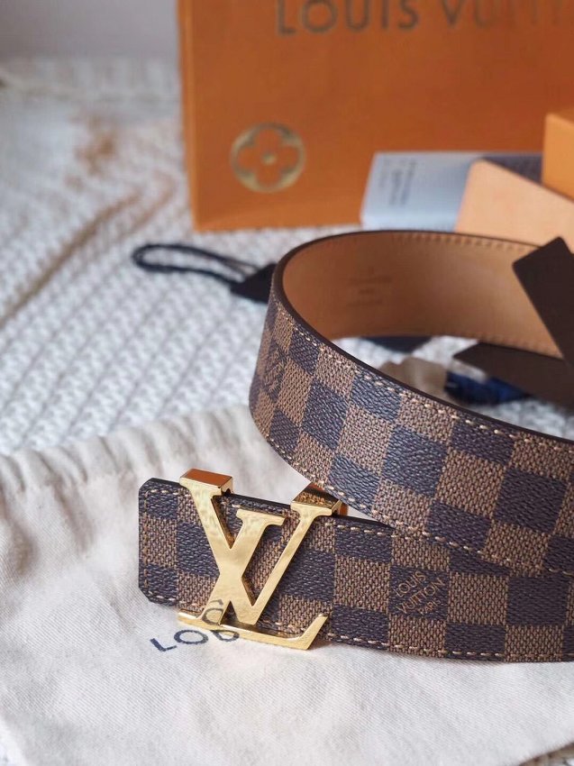 Louis vuitton original damier ebene 40mm belt m9606