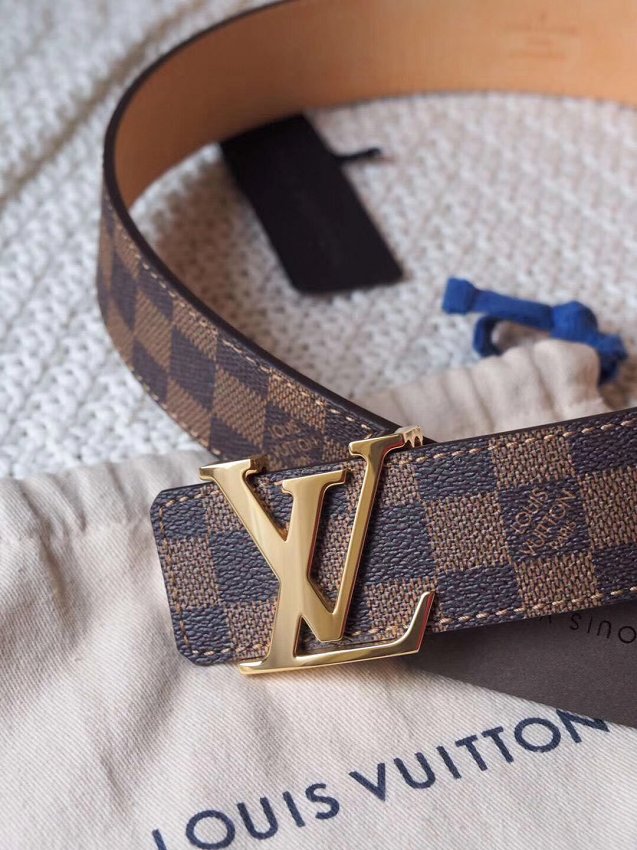 Louis vuitton original damier ebene 40mm belt m9606