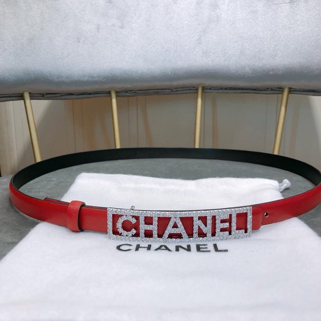 CC original calfskin 15mm belt AA0550 red