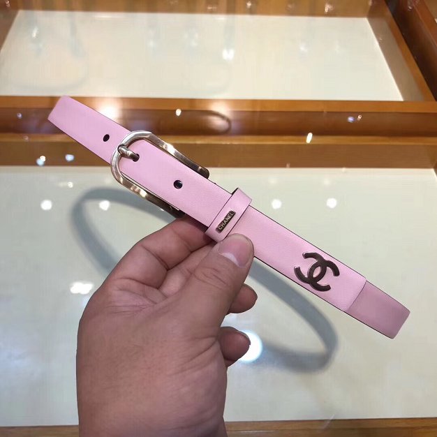 CC original calfskin 20mm belt AA0557 pink