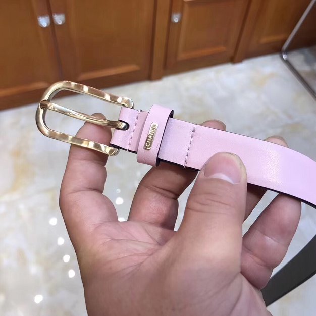 CC original calfskin 20mm belt AA0557 pink