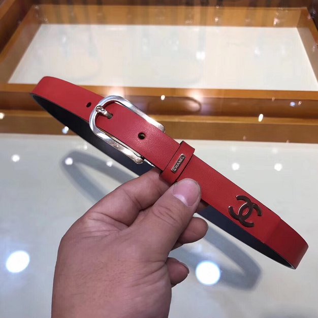 CC original calfskin 20mm belt AA0557 red